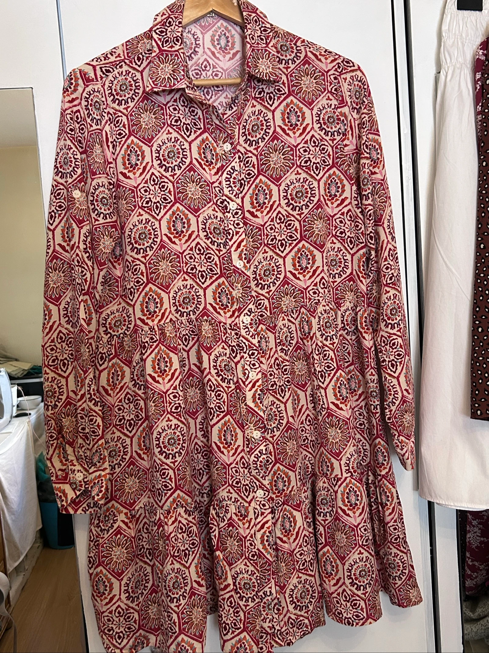 Vestido vintage de botão tamanho M – photo 8